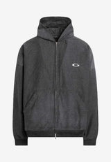 Balenciaga Trompe L'oeil Faded Zip-Up Sweatshirt Gray 838688TSWB3/R_BALEN-1140