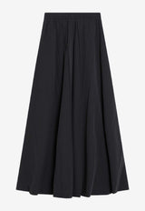 Balenciaga Washed Flowy Maxi Skirt Black 838764TRO31/R_BALEN-1055