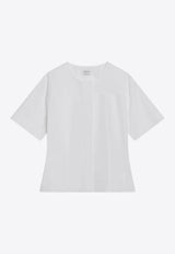 Alexander McQueen Corset Style Poplin Top White 838911QAABT/R_ALEXQ-9000