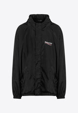 Balenciaga Political Campaign Lightweight Jacket Black 839088TSO35/R_BALEN-1000