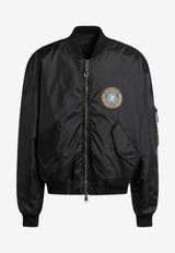 Balenciaga Uniform Merch Bomber Jacket Black 839101TOO04/R_BALEN-1000