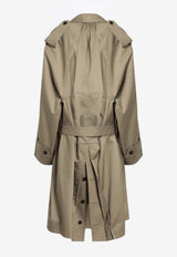 Balenciaga Double-Breasted Trench Coat Beige 839117TSP13/R_BALEN-9772