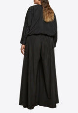 Mat Fashion High-Waist Wide-Leg Pants Black 8401.2020.W_BLACK