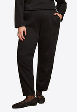 Mat Fashion Barrel Cropped Pants Black 8401.2027.W_BLACK