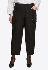 Mat Fashion Straight-Leg Cargo Pants Black 8401.2034.W_BLACK