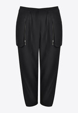 Mat Fashion Straight-Leg Cargo Pants Black 8401.2034.W_BLACK