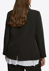 Mat Fashion Zip-Up Tailored Blazer Black 8401.4036.W_BLACK
