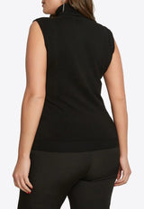 Mat Fashion Embellished Knitted Top Black 8404.1009.Ν.W_BLACK