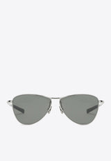 Saint Laurent Vesper Aviator Sunglasses Gray 843055Y9969/R_YSL-8100