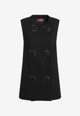 Gucci Large Buttons Vest Black 846442ZAS46/R_GUC-1000