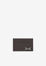 Gucci Horsebit Leather Cardholder Brown 846952AAFP1/R_GUC-2140