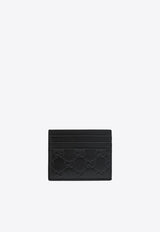 Gucci GG Embossed Leather Cardholder Black 850187AAFDV/S_GUC-1000