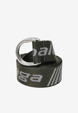 Balenciaga Jacquard Logo D-Ring Belt Green 8509352AB5W/S_BALEN-3561