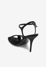 Balenciaga Dynastie 110 Satin Sandals Black 851903W0WM0/R_BALEN-1000