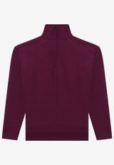 Saint Laurent High-Neck Boxy Sweater Purple 852468Y36SW/R_YSL-5022