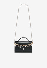 Alexander McQueen Skull Leather Top Handle Bag with Charms Black 856330C8ZXX 1000