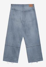 Balenciaga Baggy Ripped Jeans Blue 857216TTWB1/S_BALEN-4009