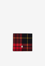 Alexander McQueen Skull Tartan Check Wallet Multicolor 8585911MAD3 8490