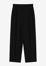The Row Lilas Wool-Blend Pants Black 8719W3677_THERO-BLK