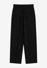 The Row Lilas Wool-Blend Pants Black 8719W3677_THERO-BLK