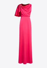 Theia Darcie Flutter One-Shoulder Gown Pink 88113118_PINK