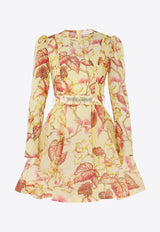 Zimmermann Matchmaker Floral Mini Dress 8985DMATMULTICOLOUR