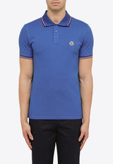 Moncler Logo Patch Polo T-shirt Blue 8A703-0084556/O_MONCL-793