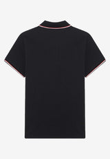 Moncler Logo Patch Polo T-shirt Blue 8A7030084556/R_MONCL-77X