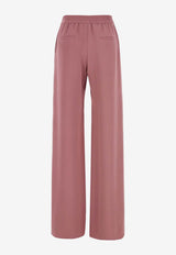 Valentino Silk Wide-Leg Pants Pink 8B3RB7451MM 34C
