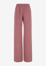 Valentino Silk Wide-Leg Pants Pink 8B3RB7451MM 34C