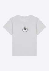 Moncler Heart Logo T-shirt White 8C0000989AJS/R_MONCL-00A