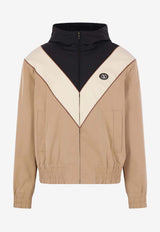 Valentino VLogo Signature Patch Hooded Jacket Beige 8V3CIQ12CKV C0U
