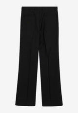 Valentino Wool-Blend Tailored Pants Black 8V3RBN70AWA/S_VALE-0NO