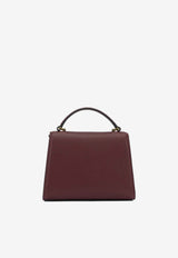 Valentino Small VSLING Leather Top Handle Bag Bordeaux 8W2B0F53KGW C52