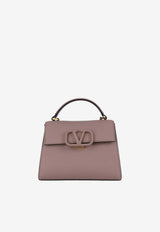 Valentino Small VSLING Leather Top Handle Bag Purple 8W2B0F53KGW GF9