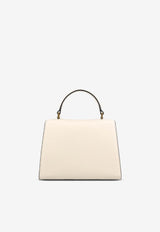 Valentino Small VSLING Leather Top Handle Bag Ivory 8W2B0F53KGW I16