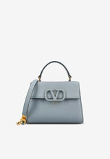 Valentino Small VSLING Leather Top Handle Bag Light Blue 8W2B0F53KGW MXE