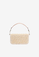Valentino Small Locò Embellished Shoulder Bag Cream 8W2B0K53JMK DDY