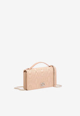 Valentino Embellished VLogo Signature Clutch Bag Pink 8W2P0AU1XSW CXS