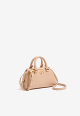 Valentino Mini VLogo Signature Bowling Bag Beige 8W2P0AX7SNP WRP