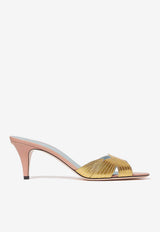 Valentino Foliefoliage 65 Leather Mules Multicolor 8W2S0MH3VVY 9NS