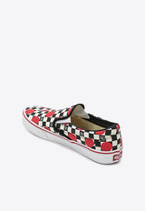 Valentino Checkerboard and Polka Dots Slip-On Sneakers Multicolor 8W2S0NY9WHX/S_VALE-BAG