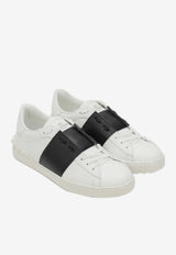 Valentino Open Leather Low-Top Sneakers White 8Y2S0830BLU/S_VALE-A01