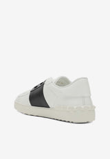 Valentino Open Leather Low-Top Sneakers White 8Y2S0830BLU/S_VALE-A01