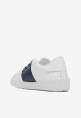 Valentino Open Leather Low-Top Sneakers White 8Y2S0830BLU/S_VALE-M15