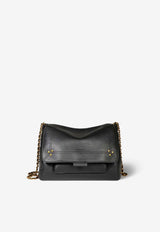 Jérôme Dreyfuss Medium Lulu Crossbody Bag Black 44LULUMVE_Noir Brass