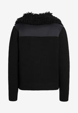 Moncler Grenoble Padded Wool Cardigan Black 9B00004M1131/R_MONGR-999