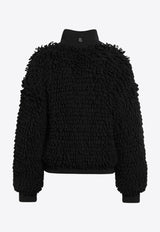 Moncler Wool-Blend Zip-Up Cardigan 9B00004M6567/R_MONGE-999