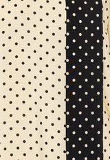 Valentino Polka Dots Blouse with Side Bow Multicolor 9B3AEC609DW R8E
