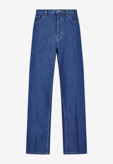 Valentino VGold Straight-Leg Jeans Blue 9V3DE15CBKP 558